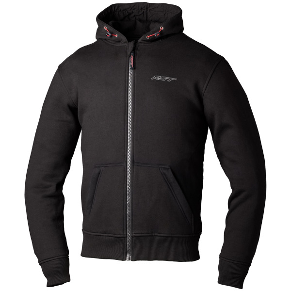 RST RST Zip Through Urban CE Mens Textile Hoodie Black